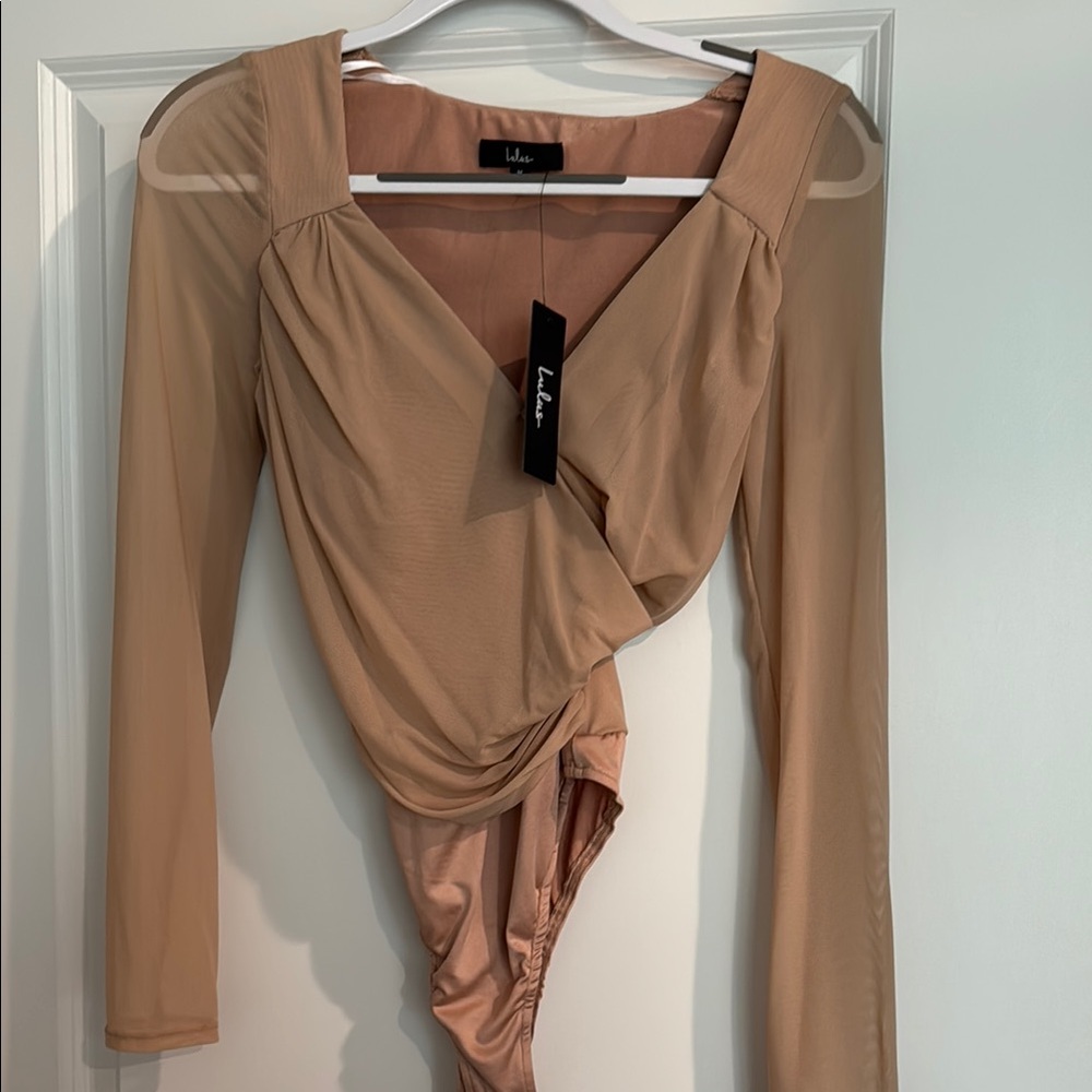 Lulus Tan Bodysuit